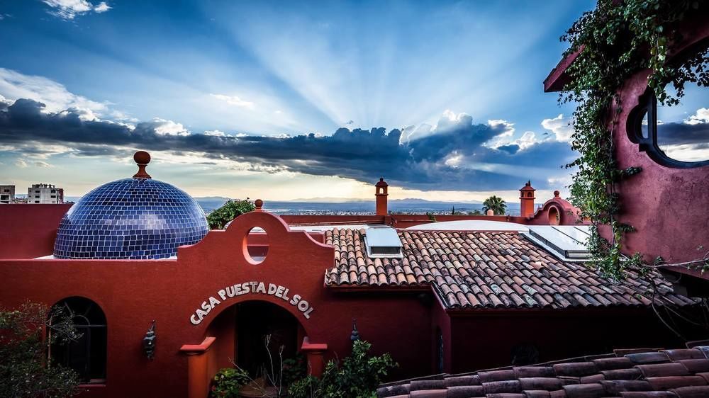 Отель Casa Puesta Del Sol Альенде Экстерьер фото
